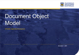 Document Object Model