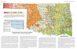 TOPOGRAPHIC MAP of OKLAHOMA Kenneth S