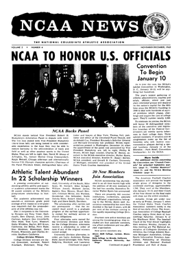 The NCAA News