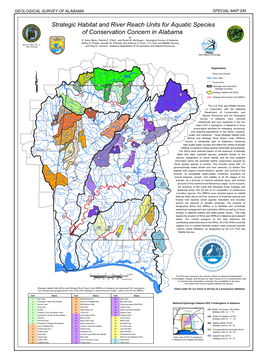 Strategic Habitat and River Reach Units for Aquatic Species of Conservation Concern in Alabama by E