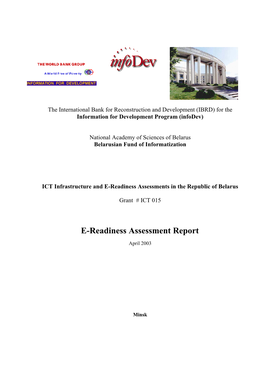 E-Readiness Assessment Report