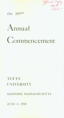 Annual Commencement