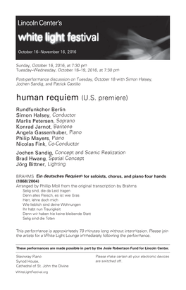 Human Requiem (U.S