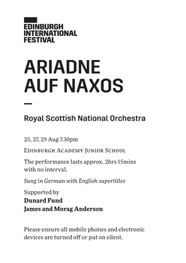 Ariadne Auf Naxos