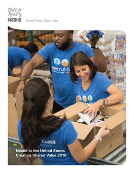 Nestlé in the United States Creating Shared Value 2018