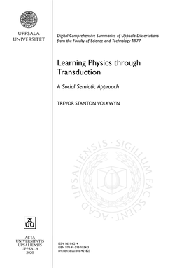 Learning Physics Through Transduction