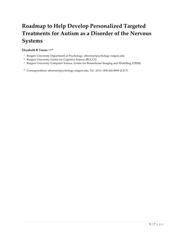 Autosomal Recessive Ataxias and with the Early-Onset Parkinson’S Disease That We Identified Here As Overlapping with the SFARI Autism Gene