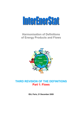 Harmon of Energ THIRD REVIS Onisation of Definitions Rgy