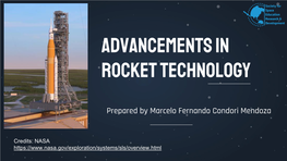 Advancements in Rocket Technology