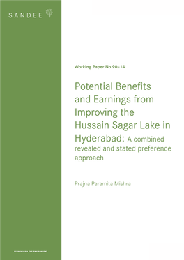 Potential Benefits and Earnings from Improving the Hussain Sagar Lake in Hyderabad: a Combined Revealed and Stated Preference Approach