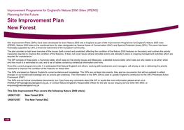 Site Improvement Plan New Forest