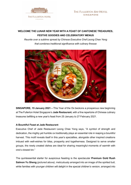 Welcome the Lunar New Year with a Feast of Cantonese