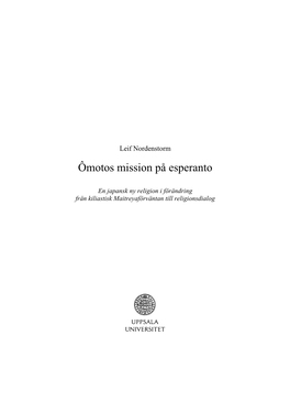 Ômotos Mission På Esperanto