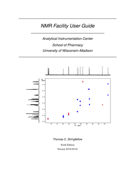 NMR Facility User Guide