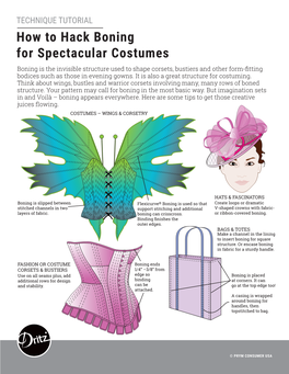 How to Hack Boning for Spectacular Costumes