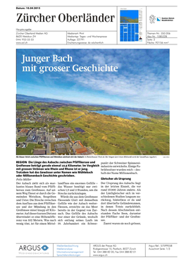 Junger Bach Mit Grosser Geschichte