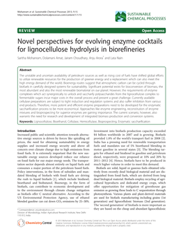 Novel Perspectives for Evolving Enzyme Cocktails for Lignocellulose