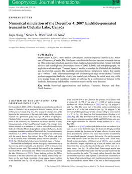 Geophysical Journal International