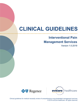 Clinical Guidelines