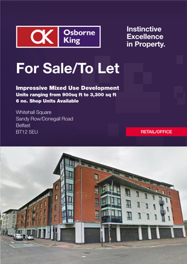 For Sale/To Let