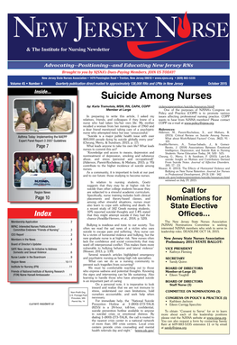 Suicide Among Nurses