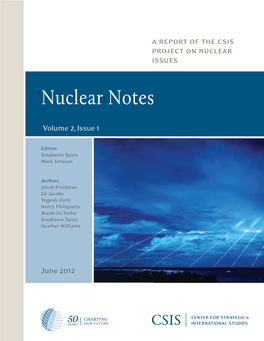 Nuclear Notes