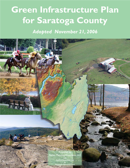 Green Infrastructure Plan for Saratoga County Adopted November 21, 2006