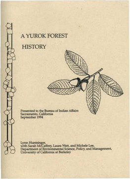 A Yurok Forest History