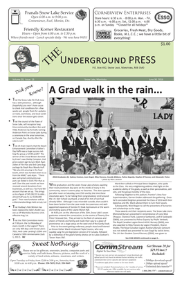 Underground PRESS a Grad Walk in the Rain