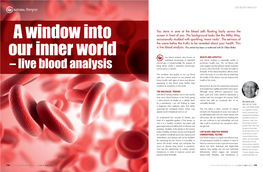 – Live Blood Analysis Connected to a Camera