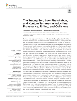The Truong Son, Loei-Phetchabun, and Kontum Terranes in Indochina: Provenance, Rifting, and Collisions