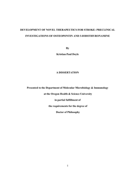 Chapter 1: Stroke and Neuroprotection 1 – 21