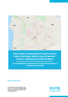 Public Auctions of Forcibly Displaced People's Lands Are Another Syrian