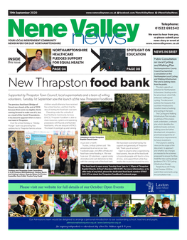 New Thrapston Food Bank