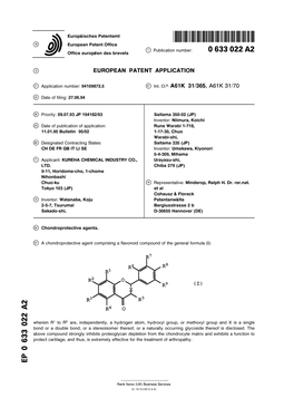 Chondroprotective Agents