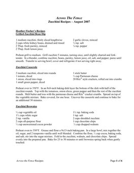 Viewer Recipes, Banana Zucchini Bread-Connie Santor, Plattsburgh, N