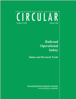 Railroad Operational Safety