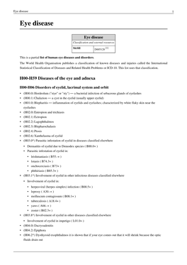 Eye Disease 1 Eye Disease