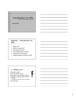 Introduction to XML