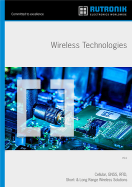 Wireless Technologies Cellular, GNSS, RFID, Short