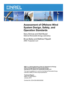 Assessment of Offshore Wind System Design, Safety, and Operation