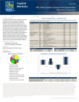 RBC LPIM Canadian Technical and Quantitative Total Return Securities