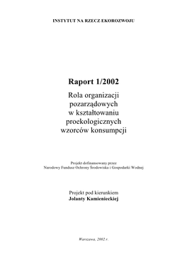 Dariusz Szwed (Biuro Wspierania Lobbingu Ekologicznego)