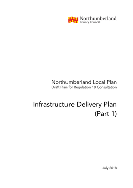 Infrastructure Delivery Plan (Part 1)