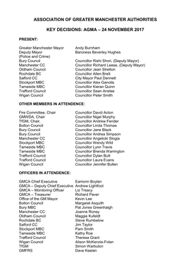 AGMA Decisions Agreed 24 November 2017 FINAL, Item 3F PDF