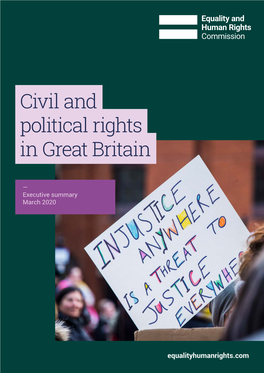 Civil and Political Rights in Great Britain: Executive Summary