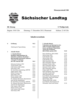 Sächsischer Landtag