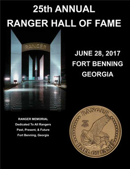 2 3Rd 25Th ANNUAL RANGER HALL of FAME