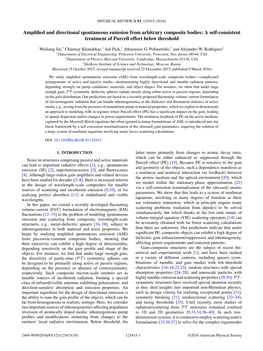 Amplified and Directional Spontaneous Emission from Arbitrary Composite