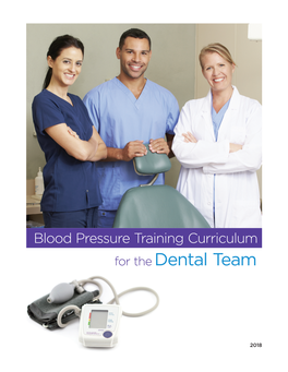 Blood Pressure Training Curriculum for the Dental Team